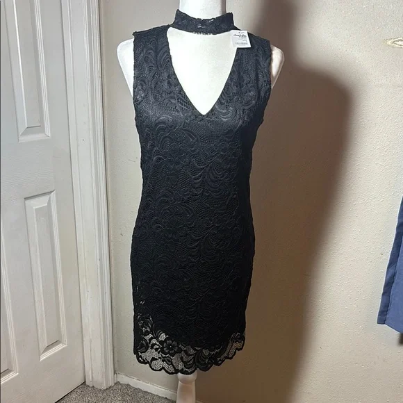 Charlotte Russe | Dresses | Charlotte Russe Black Lace Dress With Choker |  Poshmark